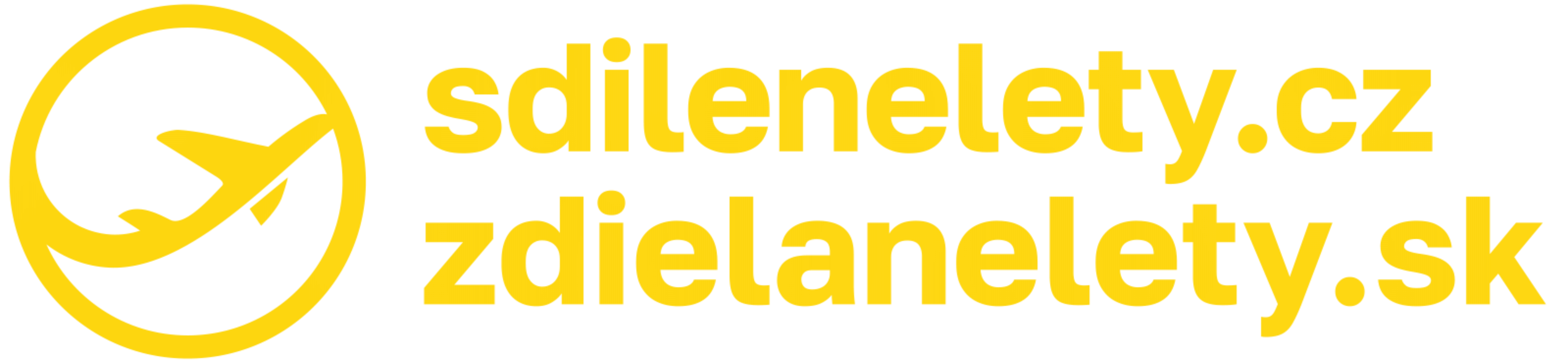 Zdieľané lety logo